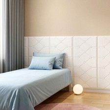10pcs 3D Self‑Adhesive Wall Panels for Home Interior Decor, 35x70cm Bedside
