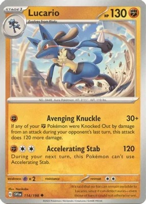Lucario - 114/198 - Uncommon - Near Mint