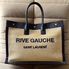 Saint Laurent YSL Rive Gauche Raffia Tote bag
