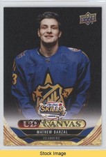 2024 Upper Deck Extended Series UD Canvas All-Star Mathew Barzal #C394 READ 3d2