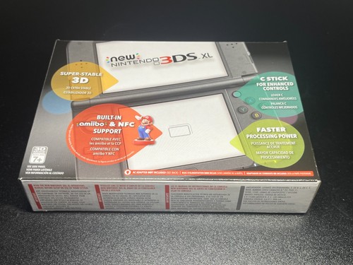 New Nintendo 3DS XL Black Handheld Game Console New in Box RAREA23