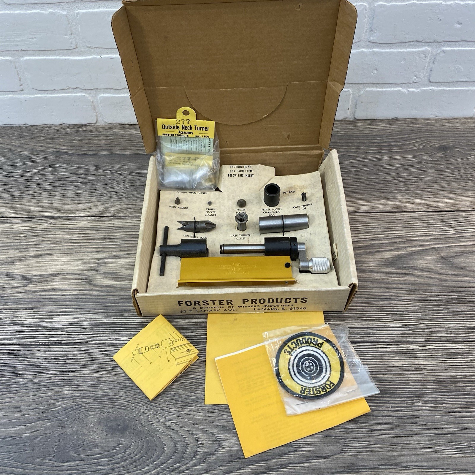 Vintage Forster Products 270 Cal. Case Conditioning Kit Reloading Hunting