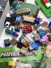 LEGO Minecraft Set Lot The Nether Portal (21143) 100% Complete 21123 21140 Extra