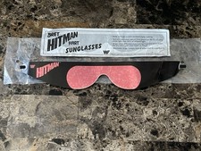 RARE - WWF Bret The Hitman Hart ORIGINAL - BLACK Wraparound Sun Glasses - hasbro