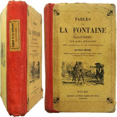 Fables de La Fontaine 1926 illustriert Karl Girardet Mame Leben d'Ésope Morales