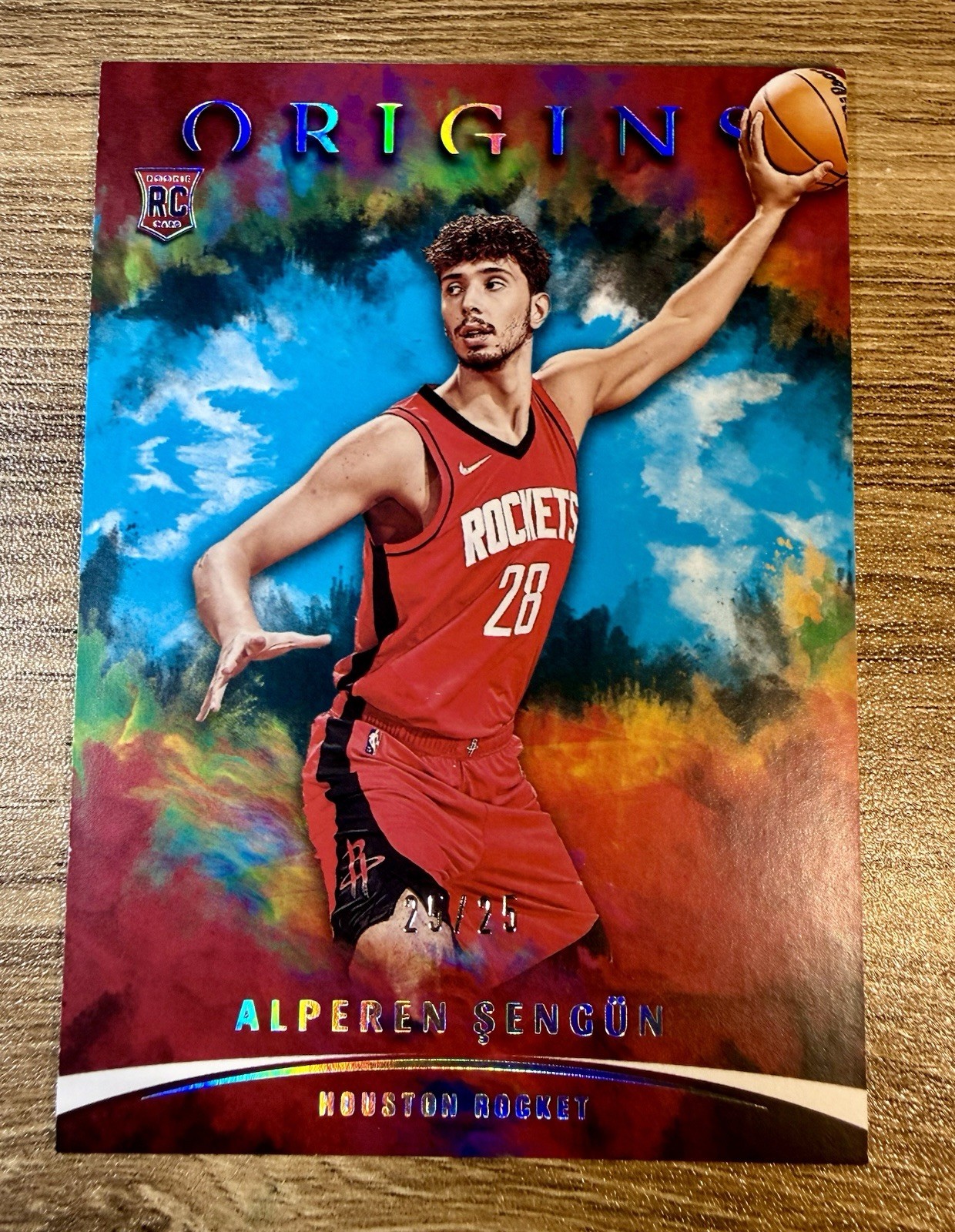 2021-22 Panini Origins ALPEREN SENGUN #66 Turquoise Rookie RC #’d 25/25 Rockets