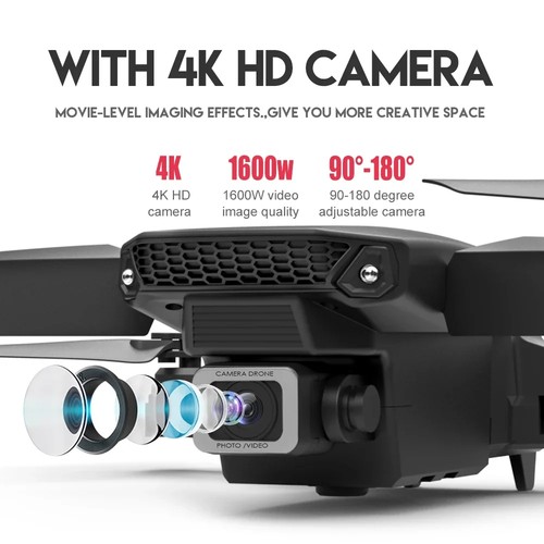 2025 E88 Pro WiFi FPV Drone - 4K/1080P Camera, Altitude Hold, Foldable Design - Picture 2 of 5