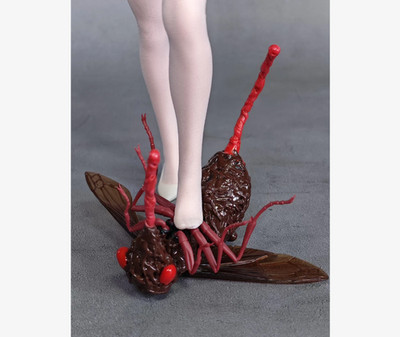 Custom 1/6 Giant Mutated Fly Special Effects Prop for 12''Action Figure no figure