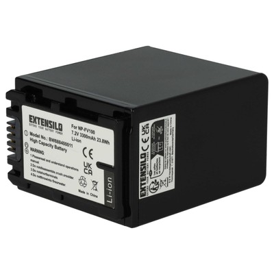 Akku für Sony NEX-VG20E NEX-FS100U NEX-VG10E NEX-VG20 NEX-VG10 3300mAh 7,4V