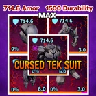 ARK Survival Ascended Cursed Tek Armor Suit MAX STATS PC/XBOX/PS  PVE