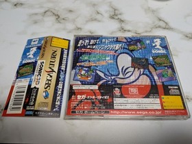 Sonic 3D Flicky Island W/Obi Manual Sega Saturn SS Good Used Game NTSC-J Japan