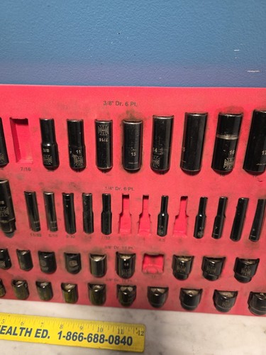 mac tools west coast choppers Socket Set Metric SAE 10mm - Foto 7 di 8