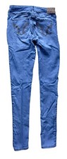 Hollister Jeans Bottoms Women's Size 1 W 25 Super Skinny Blue Cotton Blend *READ