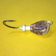 10 SPARKIE BLACKFISH  **WHITE TERRA BROWN** Jigs Heads Tautog  T&A JIGS JIG TOG 