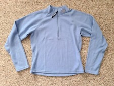 EUC TNF The North Face Women's 1/4 Zip Fleece Pullover Color Blue Size Small S