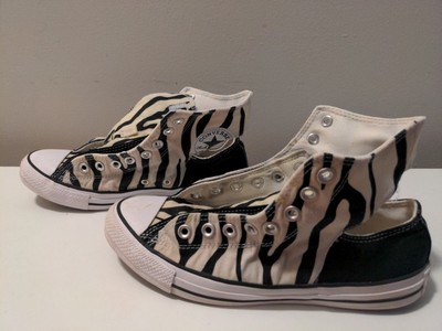 Converse chuck taylor top all star zebra shoes