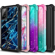 For TCL 50 XE 5G (T614) Case Full Body Phone Cover + Screen Protector