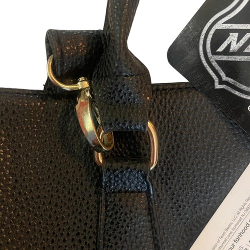 Forever Collectibles Sharks Tote Bag Handtasche NHL Hockey Schwarz Kunstleder Neu - Bild 6 von 10