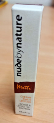Nude by Nature - Creamy Matte Lipstick / 09 Roseberry