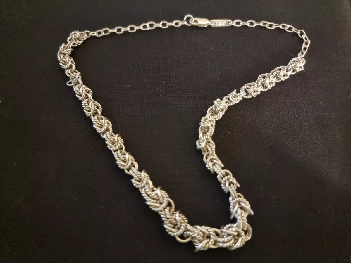 Ilias Lalaounis Sterling Silver 925 Necklace Chain.