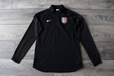 ENGLAND NATIONAL TEAM TRAINING FOOTBALL DRILL TOP 2022 2023 BLACK MEN'S MEDIUM