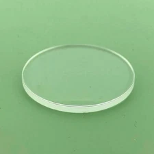 Mineral Watch Glass Round crystal 1.5mm  Thick Flat top and bottom  16mm to 40m