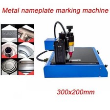 400W Metal Nameplate Marking Machine Printer Stainless Steel Engraving Machine