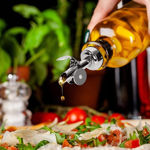 2 Stück Edelstahl Flaschenausgießer Wiederverwendbar Praktischer Flaschenstecker für Party - Bild 2 von 12