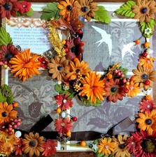 1 - 12X12 Premade Scrapbook Page/Embellishment Page: Wings Page 1