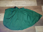 20 Zoll grüner Vlies gefütterter wasserdichter Reitrock. Größe 14/20. Kind/S Erwachsene