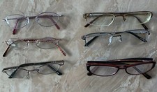 Mixed Lot of 6 Pairs of Eyeglasses for Women and Girls