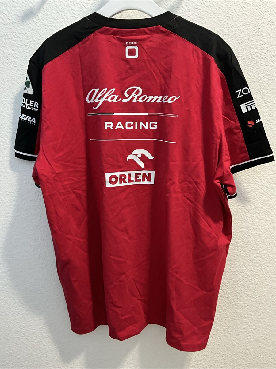 Alfa Romeo Racing Code Zero T shirt Red/white/black Size 3XL