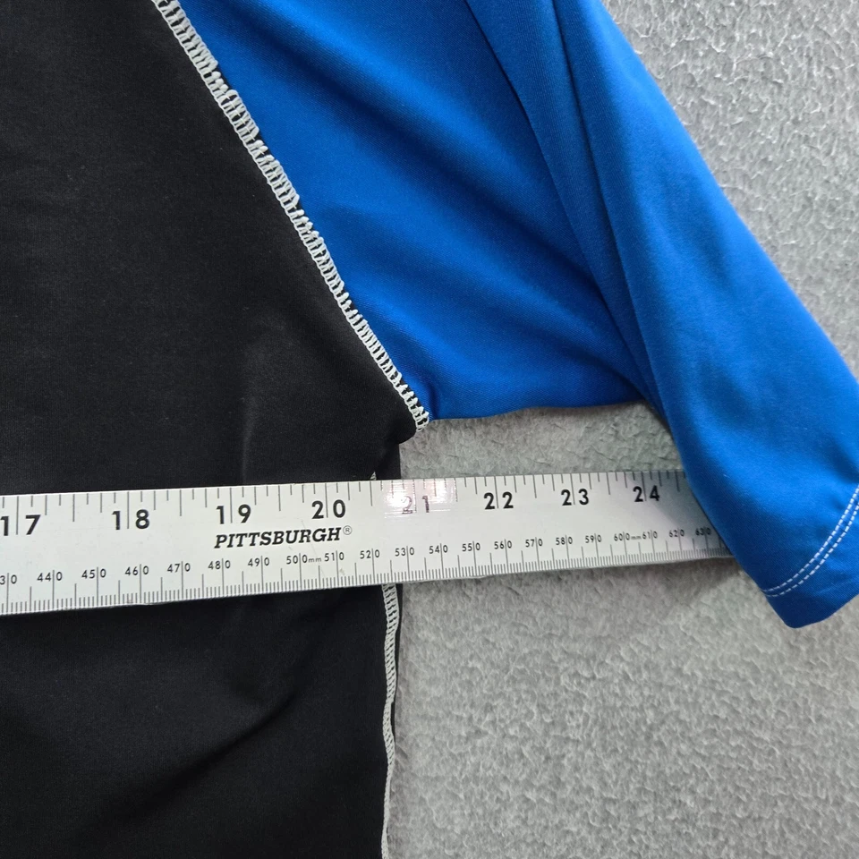 Camisa Burnside Hombres XL Negra Bloque de Color Grunge Calavera Alas Patinador Y2K LEER Foto 4 de 4