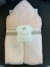 Just Born Keepsake Pink Floral Bloom "Dream" Hooded Towel