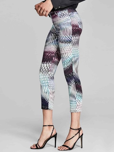 guess snake print pants