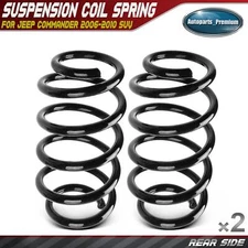 Pair 2 Rear Left & Right Coil Springs for Jeep Commander 2006-2010 Sport Utility