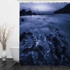 Sea Of Clouds Waterproof Bath Polyester Shower Curtain Liner Water Resistant