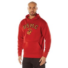 Fits Red Sweatshirt Hooded USMC Marines XL92220-XL