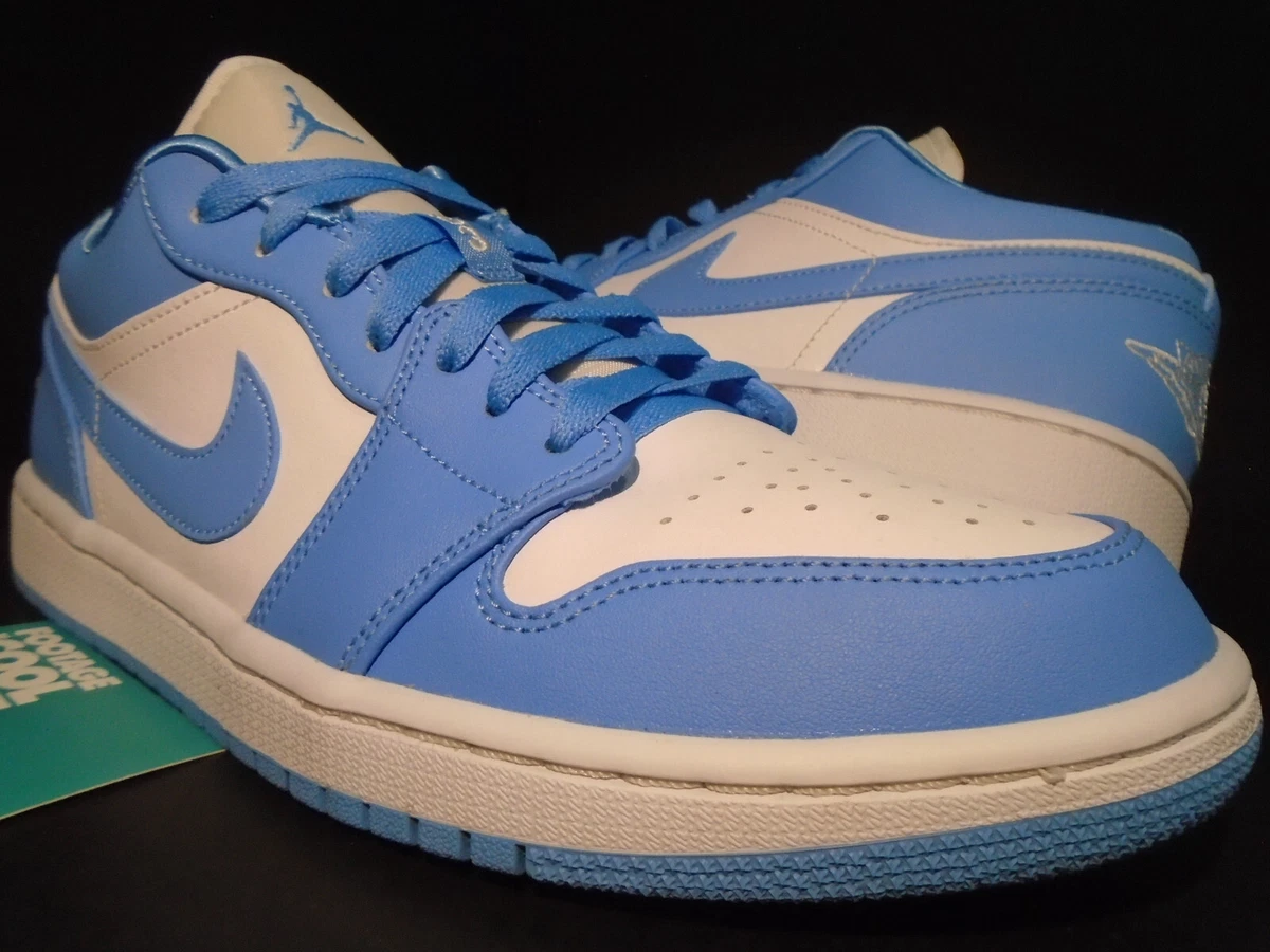 NIKE AIR JORDAN 1 RETRO LOW OG I UNC UNIVERSITY BLUE WHITE AO9944 441 11.5 10