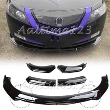 For Acura TSX Base Sedan 4-Door Front Bumper Lip Splitter Spoiler Body Kit Gloss
