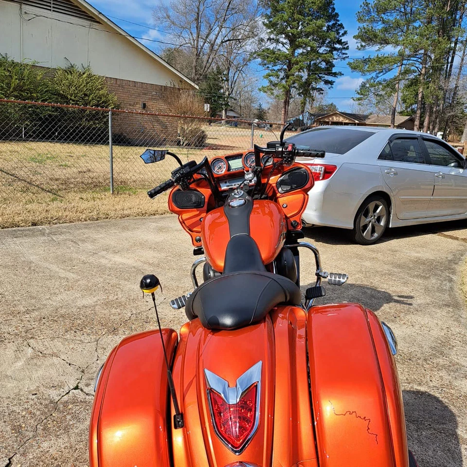 Espelhos retrovisores de motocicleta para Victory Cross Country Roads Ness Vegas Jackpot - Imagem 3 de 4