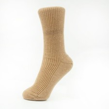 PALE BROWN LADIES 85 CASHMERE SOCKS SIZE 4 - 7 UK SIZE YTYF 9