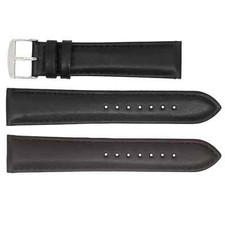 12mm 22mm Long Lamb Padded Fine Leather Watch Band Straps