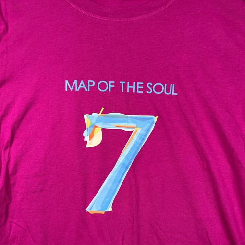 BTS Map Of The Soul 7 T-Shirt Pink Tee BT21 K-Pop Army Korean Band Damen XL - Bild 3 von 3