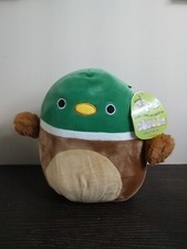 Squishmallows Avery The Green Mallard Duck Fuzzy Belly 8 Inch