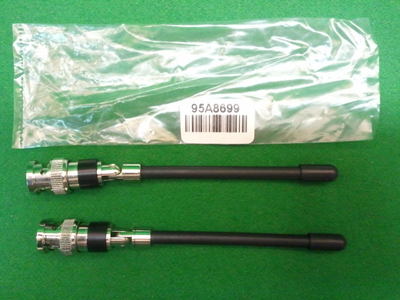 (2) UHF 1/4 Wave Antennas w/ BNC Connectors Shure Wireless Receiver 95A8699 NEW