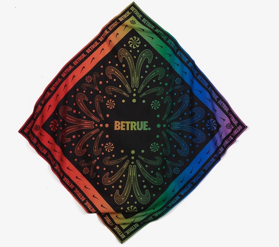 Nike Betrue Be True Running Bandana Facecover Facemask N1002201 948 Pride Train - Image 3 of 4