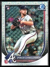 2025 Bowman Mega Box Chrome Mojo Refractor Spencer Schwellenbach #78 RC