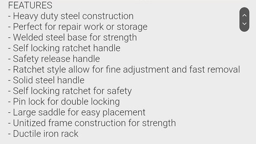 12 Ton Jack Stand / Motorcycle Stand Rear Wheel / Double Stage Transmission Jack - Picture 5 of 18