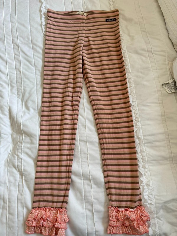 Matilda Jane Clothing Girls Size 12 EUC Taffy Pull Leggings